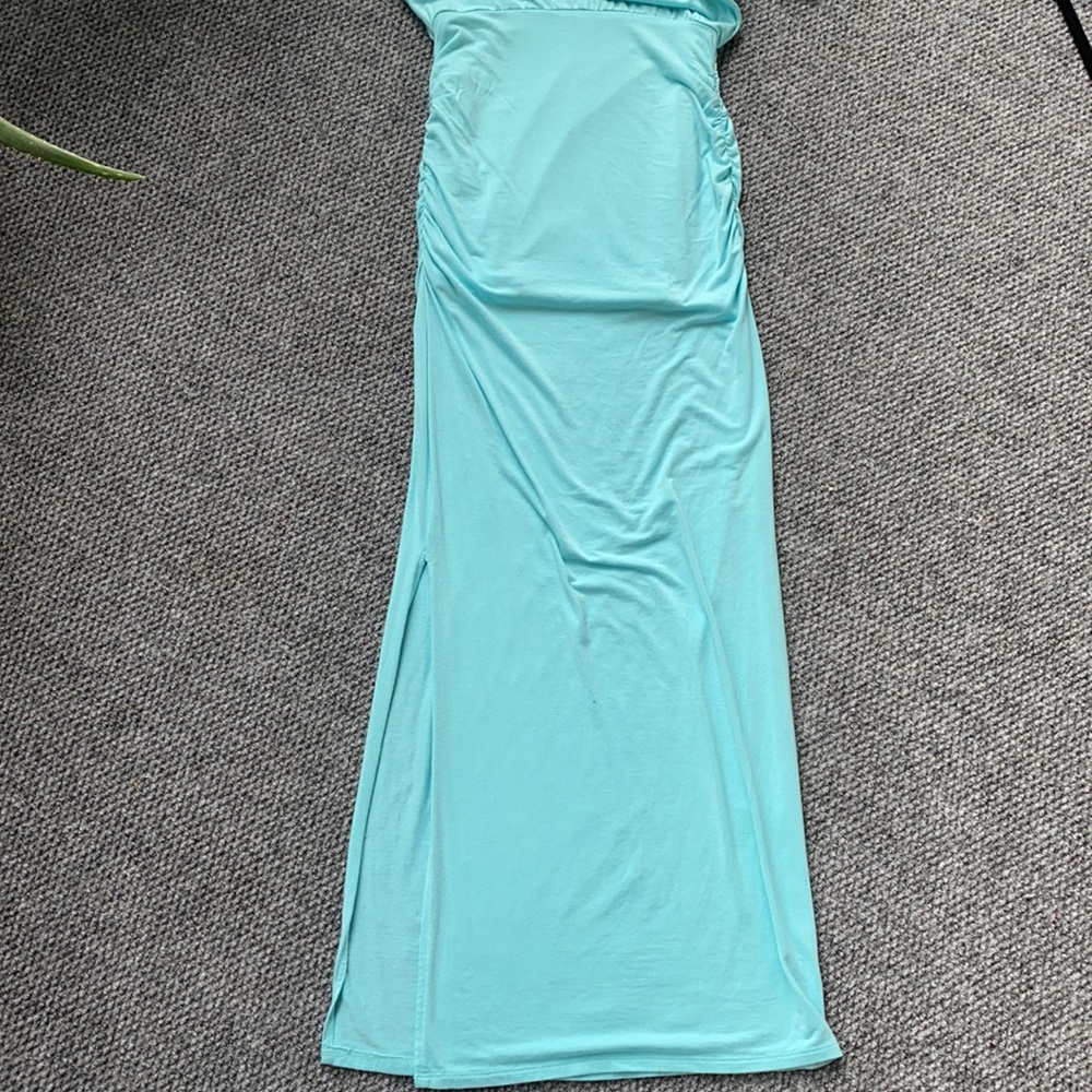 Victoria’s Secret long Maxi Coral blue dress - Picture 4 of 4